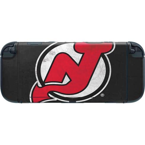 NHL New Jersey Devils Distressed Nintendo Switch 2 (2025) with Joy-Con Skin