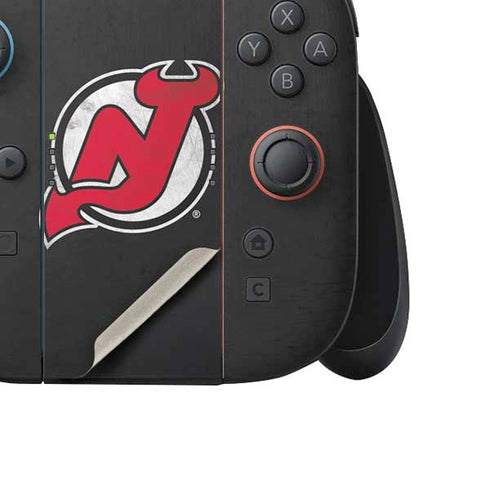 NHL New Jersey Devils Distressed Nintendo Switch 2 (2025) Joy-Con Controller Skin