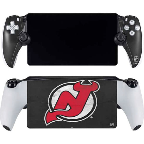 NHL New Jersey Devils Distressed PlayStation Portal Remote Player Skin