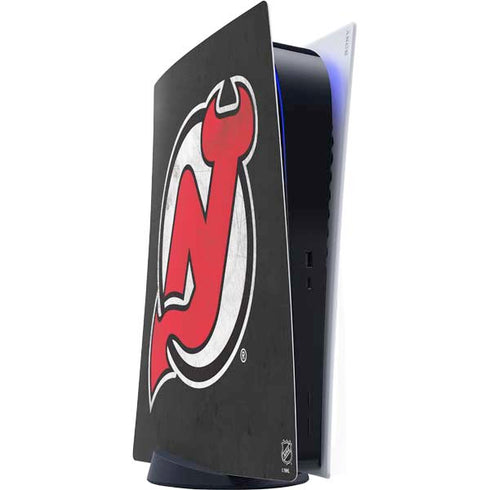 NHL New Jersey Devils Distressed PlayStation PS5 Skins