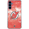 NHL New Jersey Devils Frozen Galaxy A55 5G Clear Case