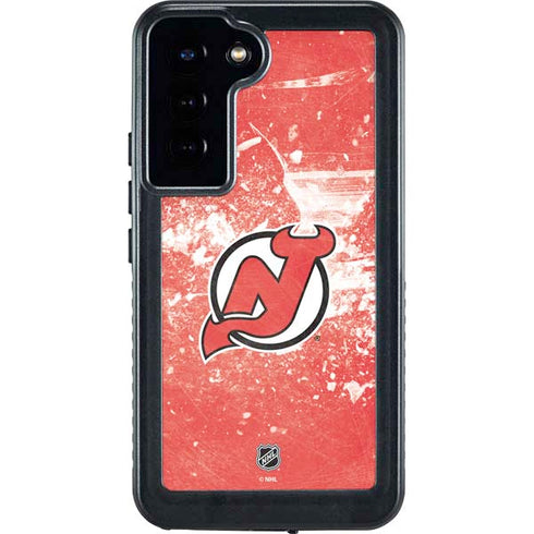 NHL New Jersey Devils Frozen Galaxy S24 Plus Waterproof Case