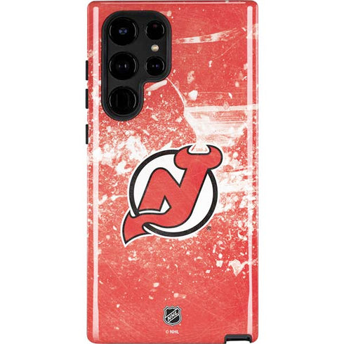 NHL New Jersey Devils Frozen Galaxy S25 Ultra Impact Case