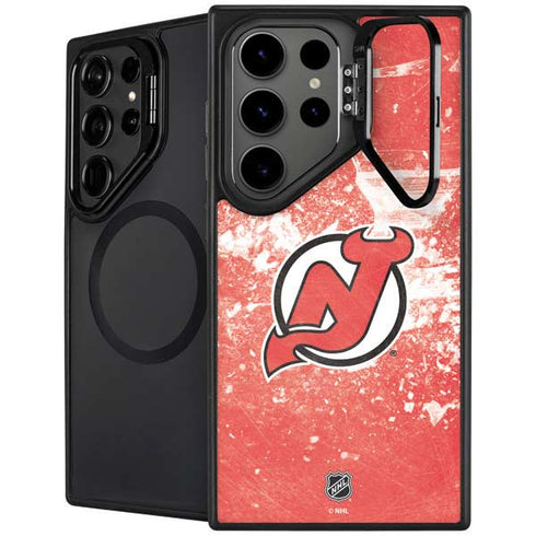 NHL New Jersey Devils Frozen Galaxy S25 Ultra Kickstand Case