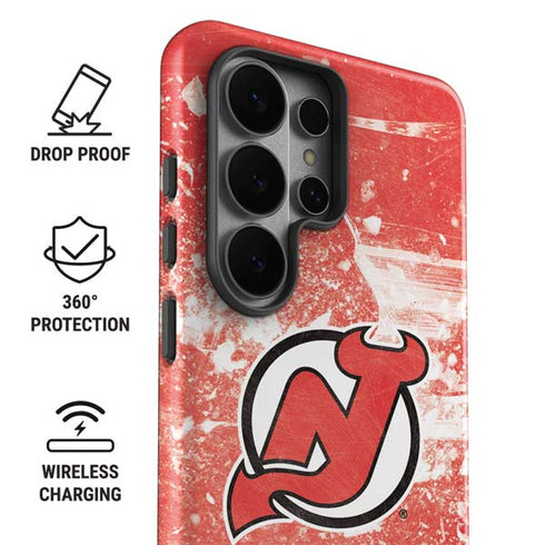 NHL New Jersey Devils Frozen Galaxy S26 Ultra Impact Case