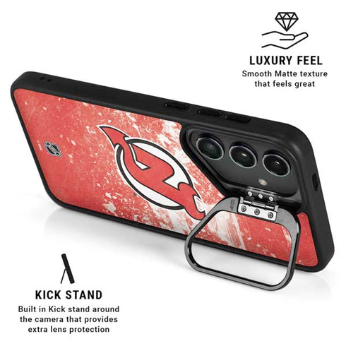 NHL New Jersey Devils Frozen Galaxy S26 Ultra Kickstand Case