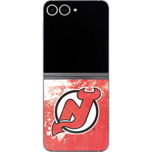 NHL New Jersey Devils Frozen Galaxy Z Flip6 Skin