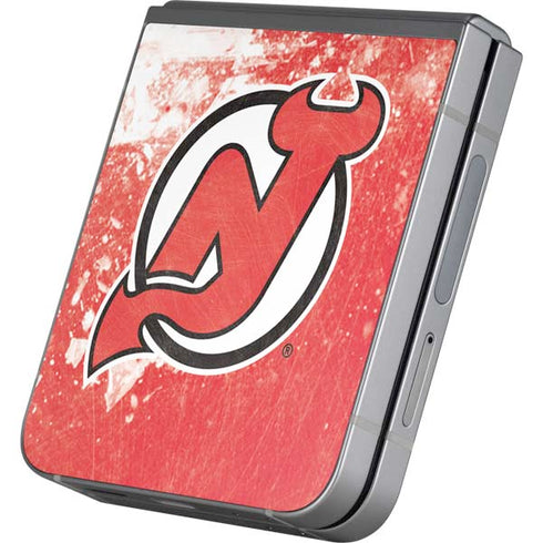 NHL New Jersey Devils Frozen Galaxy Z Flip6 Skin
