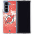 NHL New Jersey Devils Frozen Galaxy Z Fold5 5G Clear Case