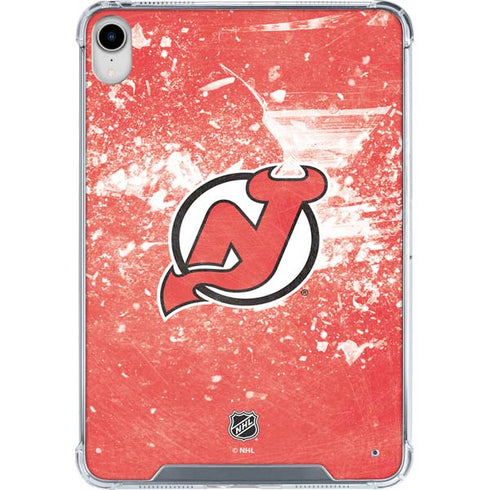 NHL New Jersey Devils Frozen iPad 11th Gen (2025) Clear Case
