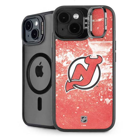 NHL New Jersey Devils Frozen iPhone 14 Plus Kickstand Case