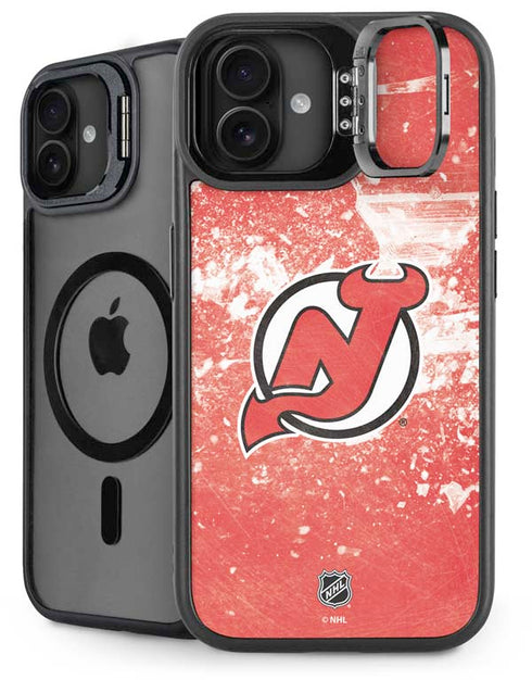 NHL New Jersey Devils Frozen iPhone 16 Kickstand Case