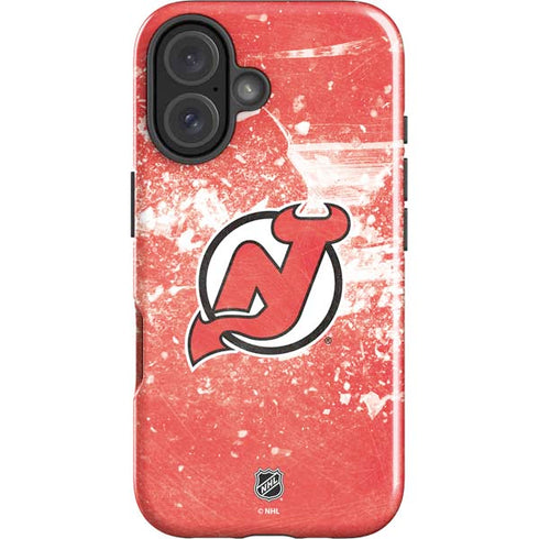 NHL New Jersey Devils Frozen iPhone 16 Plus Impact Case