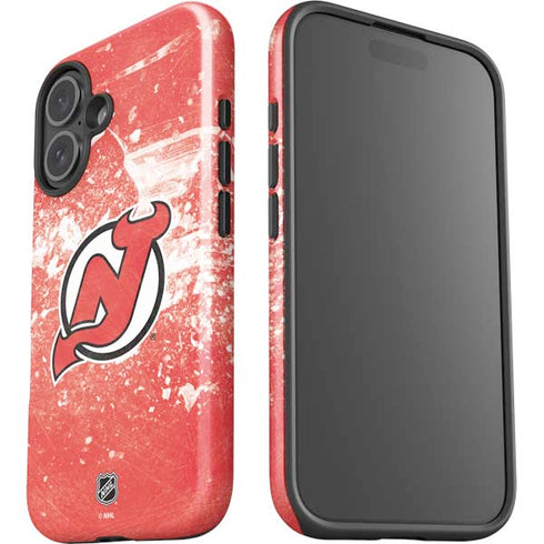 NHL New Jersey Devils Frozen iPhone 16 Plus Impact Case