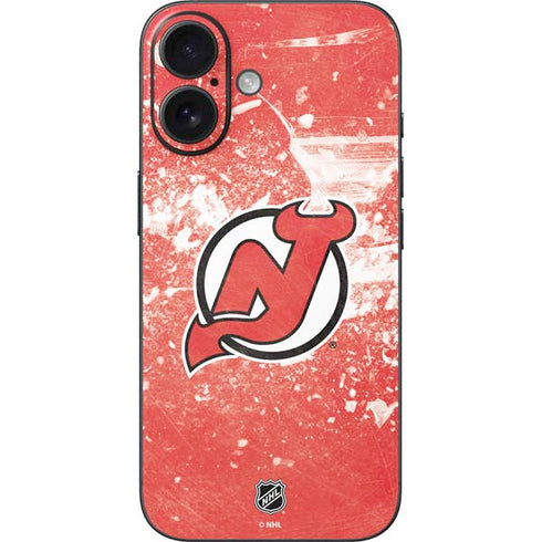 NHL New Jersey Devils Frozen iPhone 16 Skin