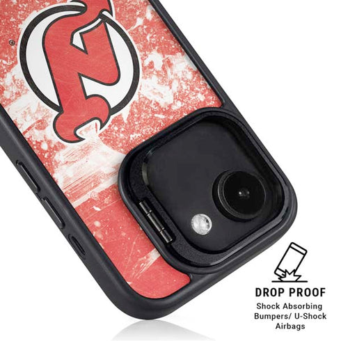 NHL New Jersey Devils Frozen iPhone 16e Kickstand Case