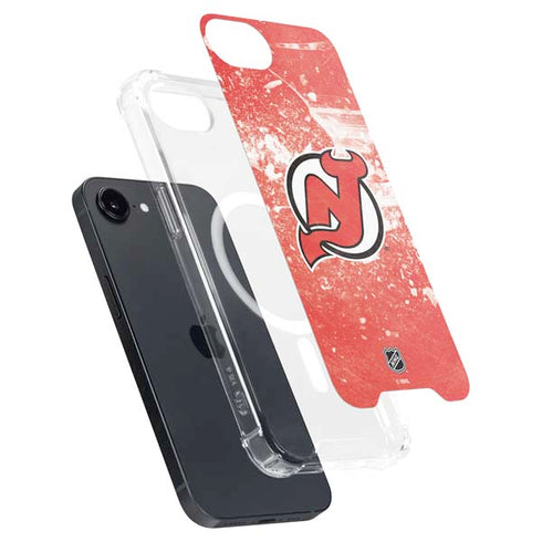 NHL New Jersey Devils Frozen iPhone 16e MagSafe Case