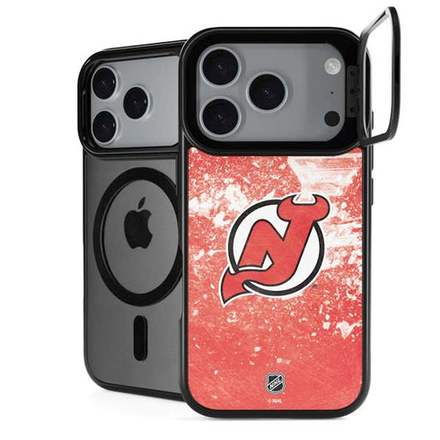 NHL New Jersey Devils Frozen iPhone 18 Pro Max Kickstand Case