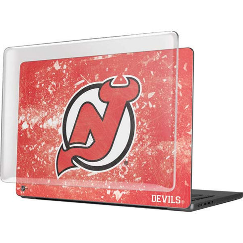 NHL New Jersey Devils Frozen MacBook Pro 14in (2021-24) Case plus Skin
