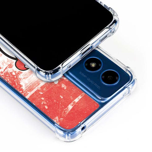 NHL New Jersey Devils Frozen Moto G 5G (2024) Clear Case