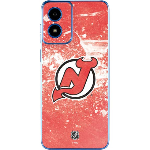 NHL New Jersey Devils Frozen Moto G Play 4G (2024) Skin