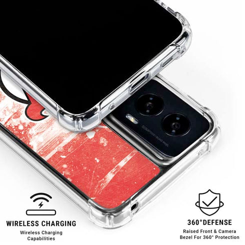 NHL New Jersey Devils Frozen Moto G Power 5G (2024) Clear Case