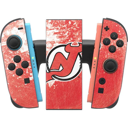 NHL New Jersey Devils Frozen Nintendo Switch 2 (2025) Joy-Con Controller Skin