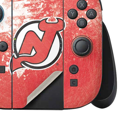 NHL New Jersey Devils Frozen Nintendo Switch 2 (2025) Joy-Con Controller Skin