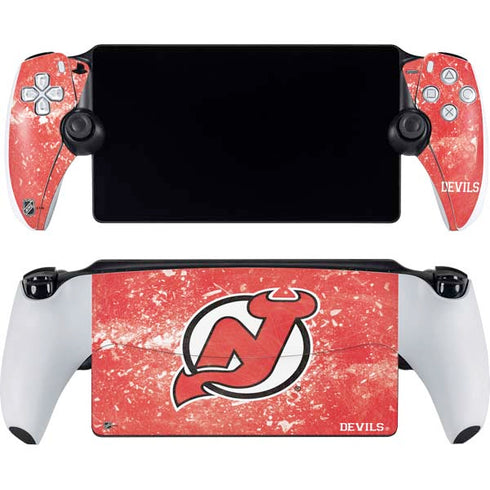 NHL New Jersey Devils Frozen PlayStation Portal Remote Player Skin