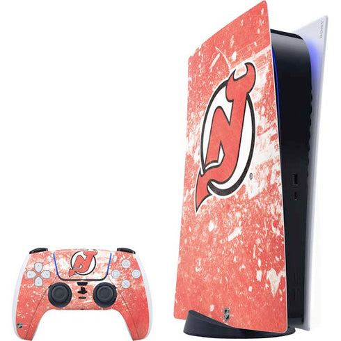 NHL New Jersey Devils Frozen PlayStation PS5 Skins
