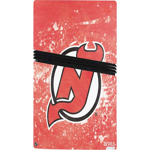 NHL New Jersey Devils Frozen PS5 Pro Console Skin