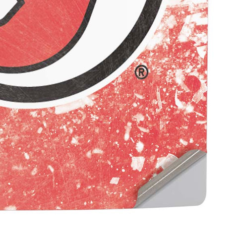 NHL New Jersey Devils Frozen PS5 Pro Disk Console Skin