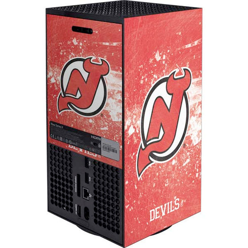 NHL New Jersey Devils Frozen XBox Series X Digital Edition Bundle Skin