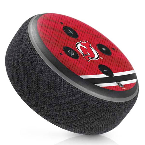 NHL New Jersey Devils Home Jersey Amazon Echo Dot Skin