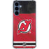 NHL New Jersey Devils Home Jersey Galaxy A35 5G Clear Case