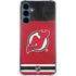 NHL New Jersey Devils Home Jersey Galaxy A55 5G Clear Case