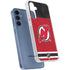 NHL New Jersey Devils Home Jersey Galaxy A55 5G Clear Case