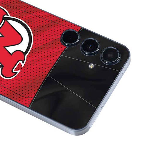 NHL New Jersey Devils Home Jersey Galaxy A55 5G Skin