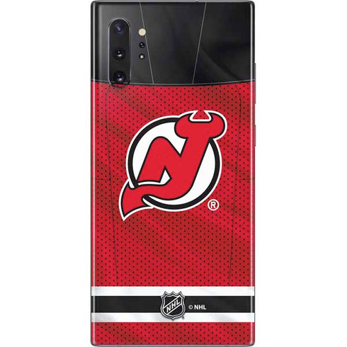 NHL New Jersey Devils Home Jersey Galaxy Note 10 Plus Skin