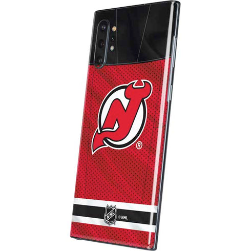 NHL New Jersey Devils Home Jersey Galaxy Note 10 Plus Skin