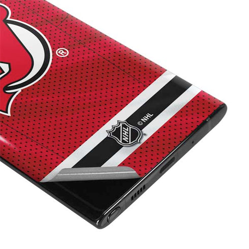 NHL New Jersey Devils Home Jersey Galaxy Note 10 Plus Skin