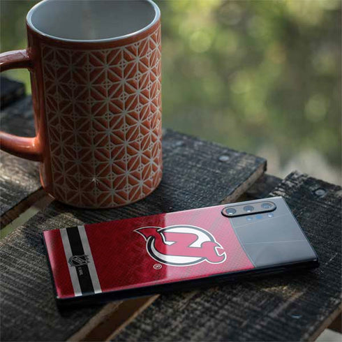NHL New Jersey Devils Home Jersey Galaxy Note 10 Plus Skin