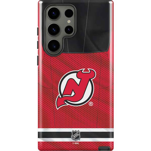 NHL New Jersey Devils Home Jersey Galaxy S23 Ultra Pro Case