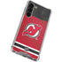 NHL New Jersey Devils Home Jersey Galaxy S24 FE Clear Case