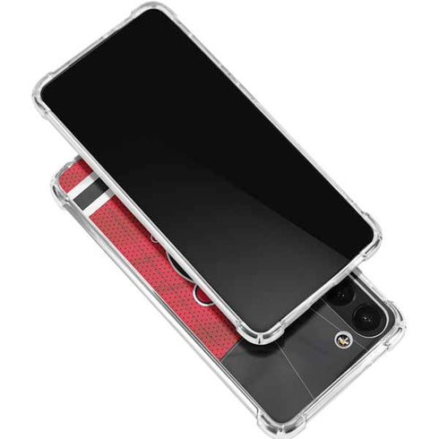 NHL New Jersey Devils Home Jersey Galaxy S24 FE Clear Case