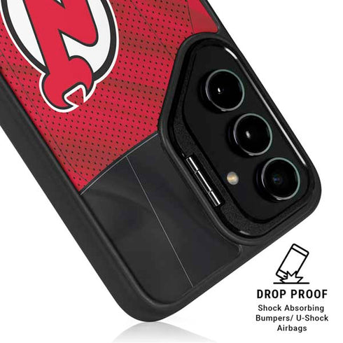 NHL New Jersey Devils Home Jersey Galaxy S24 Plus Kickstand Case