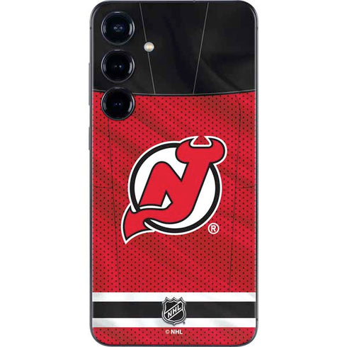 NHL New Jersey Devils Home Jersey Galaxy S25 Plus Skin