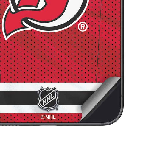 NHL New Jersey Devils Home Jersey Galaxy S25 Plus Skin