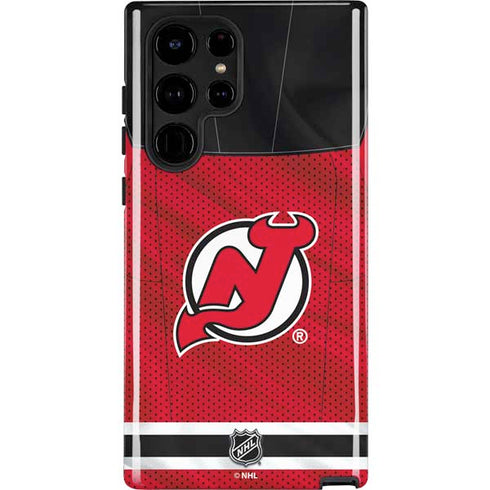 NHL New Jersey Devils Home Jersey Galaxy S25 Ultra Impact Case