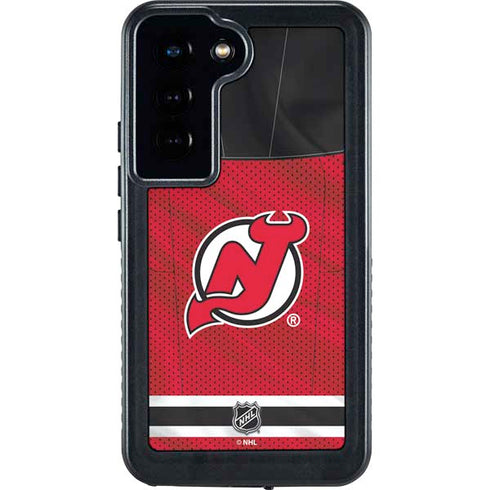 NHL New Jersey Devils Home Jersey Galaxy S24 Waterproof Case